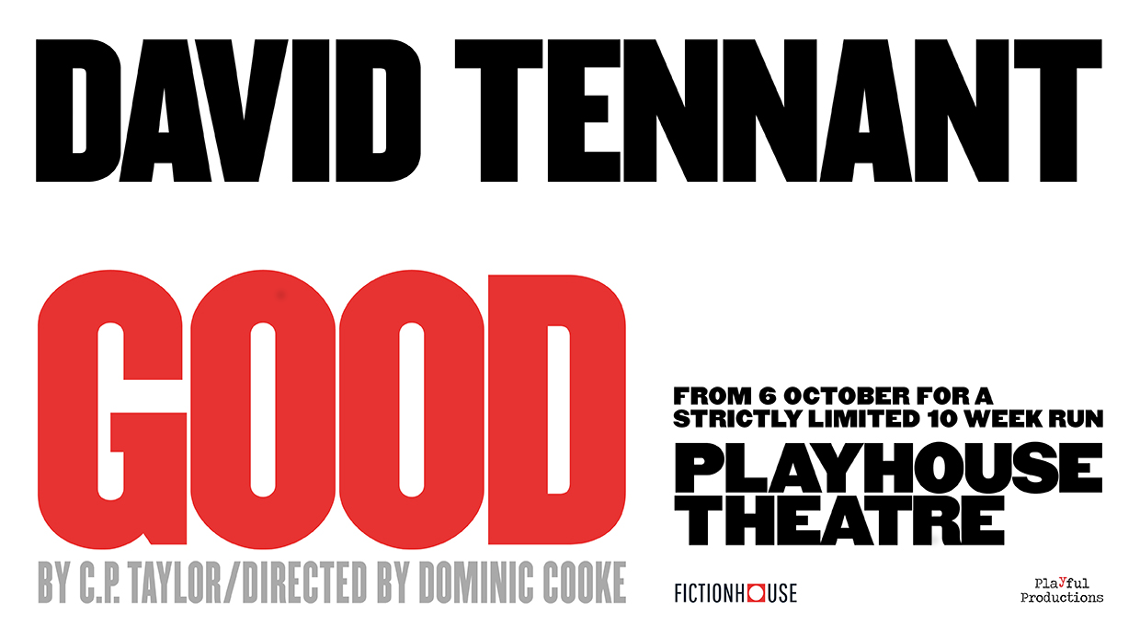 White Background with David Tennant and show name